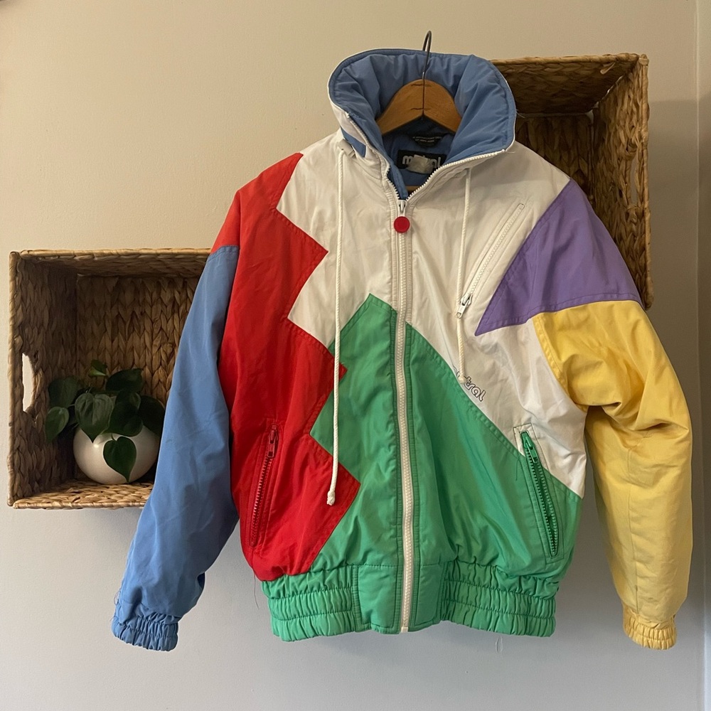 Retro ski coat! Fun for standing out on the slopes! For men, women, or kid.